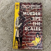 Murder Tips The Scales Mystery Paperback Book by John Creasey from Berkley 1955 - £9.56 GBP