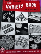 1940s The Variety Book of Crochet American Thread Co Book 10 32 pages - £7.85 GBP