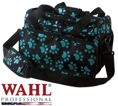 Wahl Groomer Paw Tote Bag Tool,Clipper,Blade Accessory Storage Travel Case Blue - £30.83 GBP