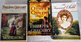 Lot 3 Philippa Gregory Books Wideacre Trilogy Favored Child &amp; Other Queen SC GC - £7.86 GBP