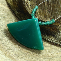 Green Onyx Smooth Fancy Onyx Beads Briolette Natural Loose Gemstone Jewelry - £2.82 GBP