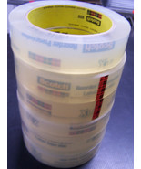 6 Rolls 3M 1 Inch Scotch 800 Prescription Label Acetate Film Transparent... - $59.39