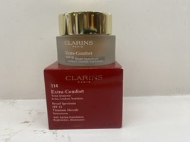 Clarins Extra Comfort SPF 15 Anti-Aging Foundation, 1.1 Oz #114 Cappucin... - £23.67 GBP