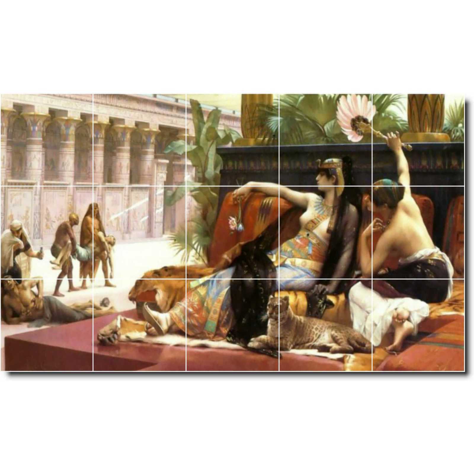 Cabanel alexandre cleopatra testing poisons on condemned prisoners 1897