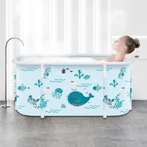 Foldable Bathtub That Is Portable, Foldable Soaking Bathtub For Adults, - £56.29 GBP