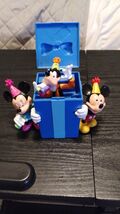 Disney Mickey Mouse, Minnie Mouse &amp; Pluto Happy Birthday Pop-Up Box Vintage - $21.77
