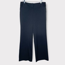 VIVIENNE TAM black wide leg career office dress pants trousers size 10 - £29.68 GBP
