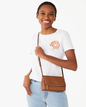 NWB Kate Spade Leila Mini Zip Crossbody Brown Leather Purse KE487 Gift Bag FS - £90.27 GBP