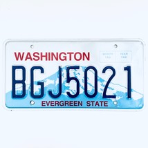  United States Washington Evergreen State Passenger License Plate BGJ5021 - $14.85 CAD
