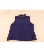 Adult Women&#39;s Columbia Sportswear Purple Full Zipper Fleece Vest Nice Wa... - £11.55 GBP