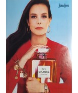 Vintage 1987 Chanel N ® 5 &quot;Coco&quot; Print Original The Classic Bottle - £9.16 GBP
