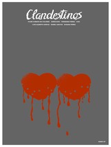 5119 Red Hearts CLandestinos Movie Poster.Interior design.House Decorative Art. - £12.74 GBP+