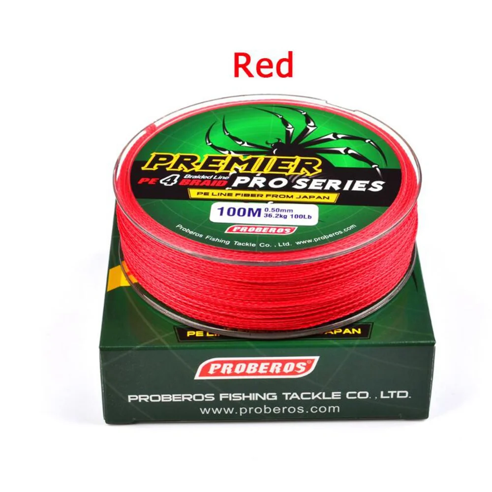 4 Strands 100 m Super Strong Line Weaving Wire Mesh 6-100LB 0.4-10.0 PE Material - £48.02 GBP