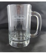 Tim Hortons Horton&#39;s 16 Oz. 10 Sided Clear Mug Beer Stein - €15,38 EUR