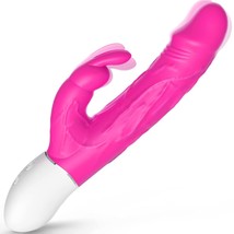 Realistic Rabbit Vibrator With Bunny Ears For G-Spot Clitoris Stimulation, Water - £32.10 GBP