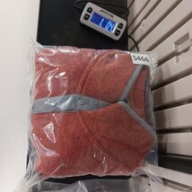 LL Bean Men’s L Orange Sweatshirt Sweater Fleece Slightly Fitted 1/4 Snap 292726 image 10