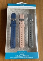 WITHit Band Kit Navy Pink Grey Bands for Fitbit Alta Alta HR - $10.00