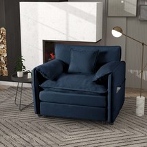 Oversized Sofa: Modern Chenille Sectional - $291.99