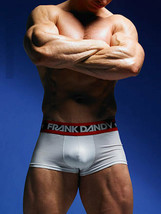 Frank Dandy Hank White Cotton Boxer Briefs O15 &quot;XX-Large&quot; - $19.79