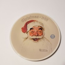 Norman Rockwell Santa Claus Plate Fine China By Edwin Knowles 1988 - £11.34 GBP