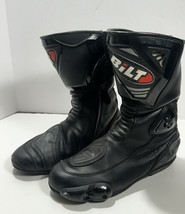 Bilt Black Motorcycle Boots Size 11 Zip Up/velcro - £31.08 GBP