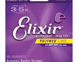 Elixir Strings 80/20 Bronze Resonator Acoustic Guitar Strings w POLYWEB ... - £30.44 GBP