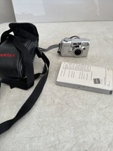 Pentax Optio 550 5.0MP Digital Camera - Silver With Case &amp; Manual - $33.66