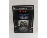 *Punched* Path Of Exile Exilecon Field Plate Of Health Magic Trading Card - $39.59