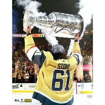 Mark Stone Autographed Stanley Cup Vegas Golden Knights 11x14 Photo Signed COA - £73.23 GBP