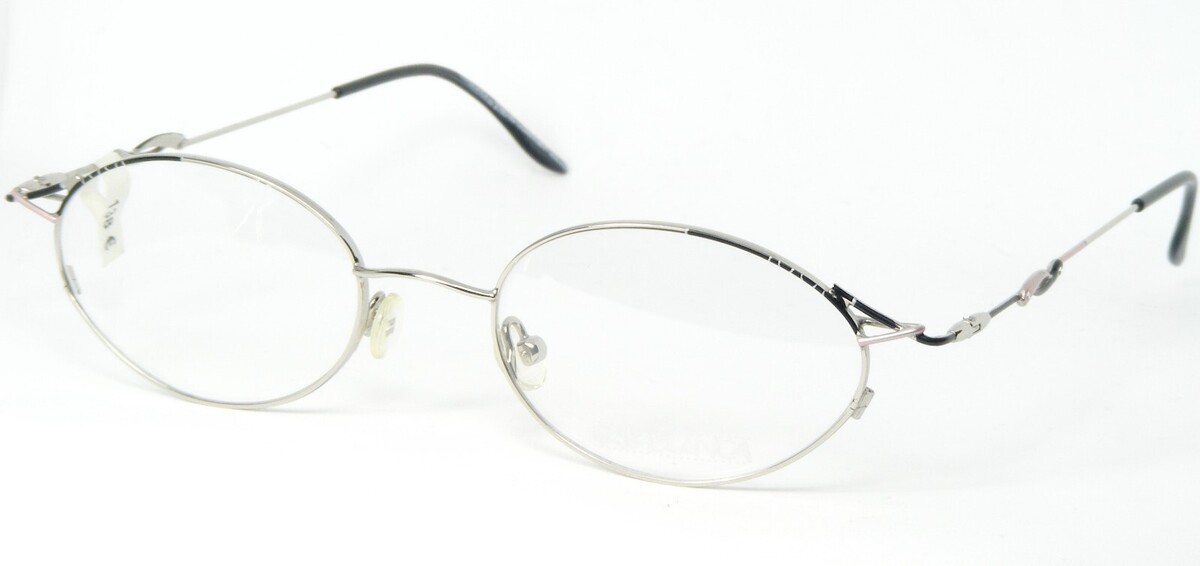 Casablanca Par Tendance Company 5195 1 Argent / Noir/Rose Lunettes 50-19... - $66.33