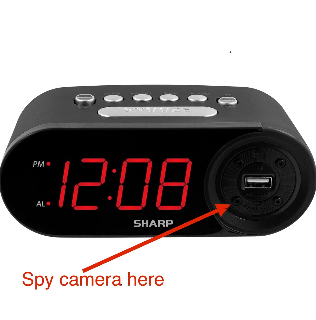 4K Alarm Clock Hidden Camera WiFi Home Security Monitor Motion Detect Au... - $249.00