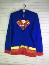 DC Comics Supergirl Superman Zip Hooded Hoodie Sweatshirt Women’s Junior... - £16.34 GBP