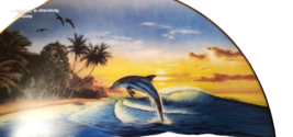 Hamilton Collector Plate Dolphin&#39;s Dance Symphony of the Sea Artist R Koni 1994 - £14.67 GBP