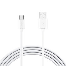 [Pack Of 2] Reiko 3.3FT PVC Material Type C USB 2.0 Data Cable In White And L... - £17.89 GBP