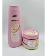 Dove x Crumbl Limited Edition Lemon Glaze 20 Fl Oz Body Wash &amp; 15 Oz Bod... - $30.59 CAD