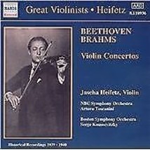 Johannes Brahms : Violin Concertos (Heifetz) CD (1999) Pre-Owned - £11.89 GBP