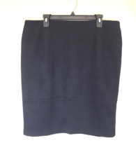 Preston &amp; York Womens Size 16 Black Pencil Skirt Soft Suedelike Fabric - €10,50 EUR