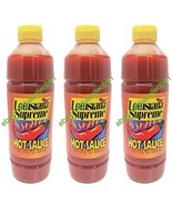 ( LOT 3 ) Louisiana supreme Hot Sauce 17 Oz Each SEALED - $29.69