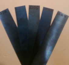 Spring Steel Shim stock blue temper .004 .005 .006 0.007 .010 004 005 006 007 - £32.15 GBP