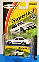 Matchbox 2004 SuperFast Series #51 Ford Falcon White 1/15,000 - £11.61 GBP