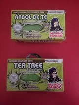 2 Pack Jabon Herbal De Tocador Arbol De Te Y Eucalipto Del Indio Papago - £11.61 GBP