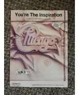 You&#39;re The Inspiration Sheet Music Chicago Piano Voice Guitar 1984 POP Rock - £4.56 GBP