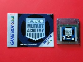 X-Men: Mutant Academy with Manual Nintendo Game Boy Color Authentic Works - £9.62 GBP