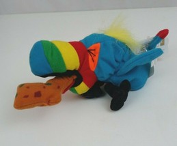New Vintage 1997 Meanies Series 1 Hurley The Toucan 5&quot; Mini Bean Bag Plush - £7.74 GBP