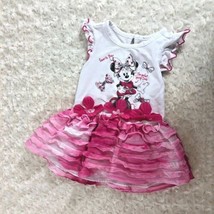 Disney Baby Sz 9 mos The Perfect Spring Dress Minnie Mouse Tiered Skirt ... - $9.89