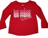 Toddler Long Sleeve T-shirt Red Be Mine Valentine&#39;s Day Size 5T. - £6.33 GBP