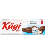Kagi Fret COCONUT milk chocolate candy bars -Made in Switzerland 128g FR... - $12.86