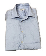 Zara Man Men’s Medium M Slim-fit cotton dress shirt Blue 5588/478 - £14.79 GBP
