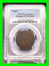 Early 1800 Draped Bust Large Cent - Certified - PCGS Genuine  - £177.05 GBP