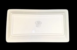 Ceramica JM Italy Hand Painted Rectangular Serving Platter 14.5" x 7.75" Leaf image 5